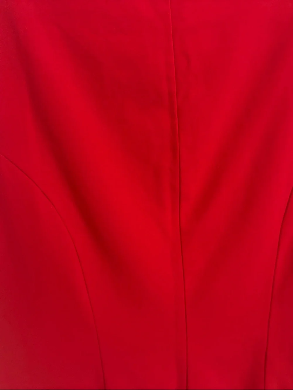 LAVIA 18 Red Pleated Round Neck Sleeveless Side Zip Top Sz IT 42/M fully lined